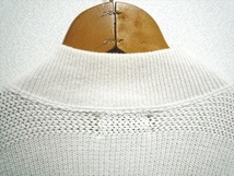 70～80’ｓ ビンテージ GREGORY JOHN ヘンリーネック セーター USA製 ニット 長袖 クリームっぽい白 M位 アメリカ古着_画像8