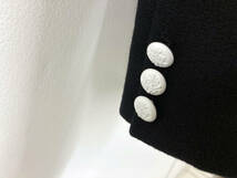 DRESSTERIOR（ドレステリア）ウールジャケット ネイビー 38 白ボタン_画像4