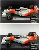 GP Replicas 1/18 マクラーレン Mclaren Ford MP4/8 #8 A.セナ 日本GP仕様 Marlboro加工 TOPMARQUES トップマルケス with SHOWCASE_画像3