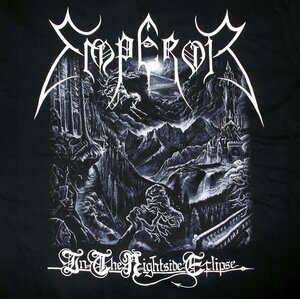 ★エンペラー Tシャツ Emperor IN THE NIGHTSIDE ECLIPSE - L 正規品 闇の皇帝 black metal メイヘム ブラック メタル venom