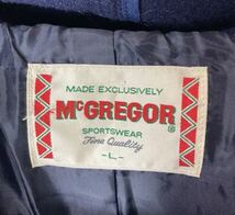 希少！日本製レトロ古着McGREGOR マックレガーウールダッフルコートネイビー_画像6