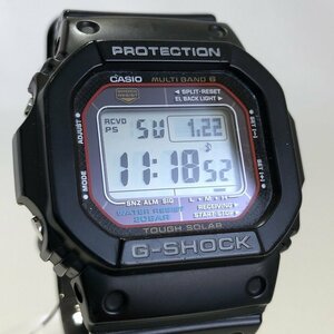 美品 CASIO カシオ G-SHOCK 電波ソーラー腕時計 DW-M5610-1JF ブラック タフソーラー マルチバンド6 スクエア 福井県質屋の質セブン