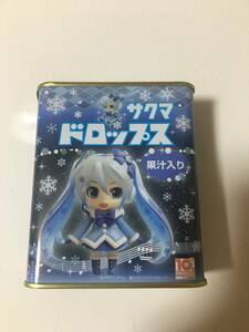 【激レア、新品】SNOWMIKU2012 サクマドロップス（缶のみ）　雪ミク　初音ミク　ペン立て等に　