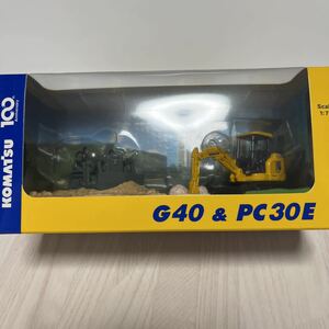 コマツ KOMATSU 小松製作所 オリジナルミニチュア　G40 PC30E-5 株主優待 