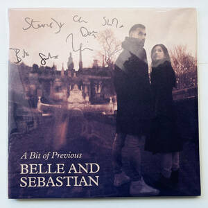 サイン入りジャケ! LPレコード+7インチ〔 Belle And Sebastian - A Bit Of Previous 〕ベル・アンド・セバスチャン / ベルセバ