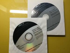 Acer Veriton L460G L460 Recovery DVD @ Неокрытый 2 диск Set @ Windows XP Профессиональная японская версия