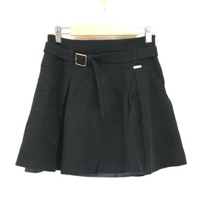 三陽商会★BURBERRY BLUE LABEL★ウール/ミニスカート【Women's size-S/36/黒/Black】Skirts◆BH169