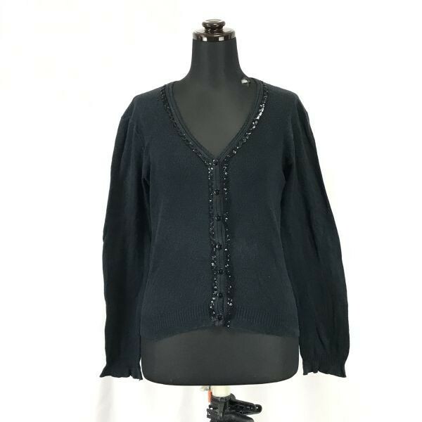 アナスイ/anna sui★長袖カーディガン【women’s size -P/S/黒/black】Tops/Shirts/Cardigan◆BH212