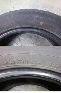 205/60Ｒ16　YOKOHAMA　ｄＢ　decibel　E70　ヨコハマ　デシベル　手渡し可能