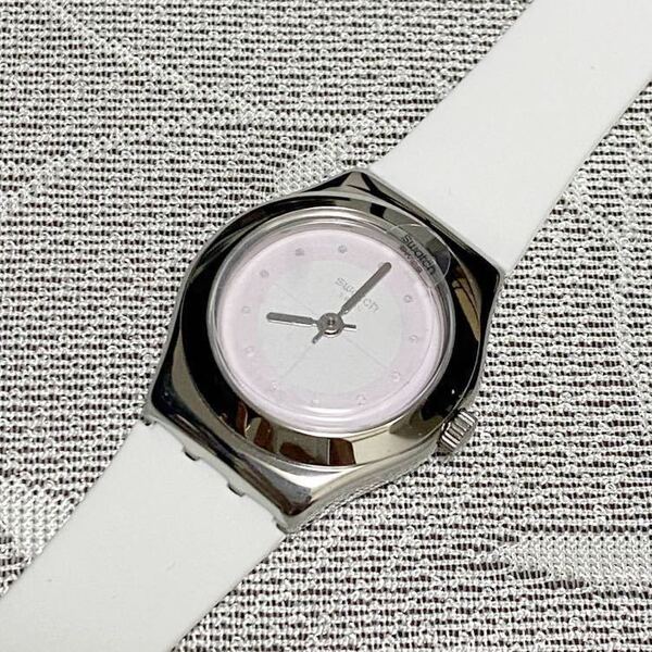 SWATCH スウォッチ IRONY LADY YSS316 スイス製 レディース腕時計 ホワイト クォーツ 24mm 未使用・長期保管品