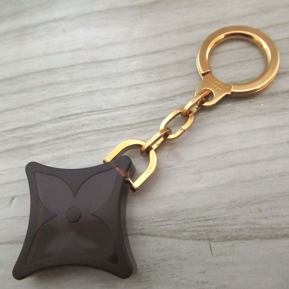 オイルペイント ルイヴィトン キーリング ノベルティ フラワーモチーフ