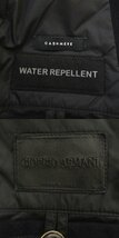 美品 GIORGIO ARMANI ジョルジオアルマーニ WATER REPELLENT 撥水 カシミヤ100% ステンカラーコート 54 185/112B 紺 ネイビー C1205_画像10