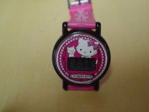  antique HELLO KITTY digital for women wristwatch pink 