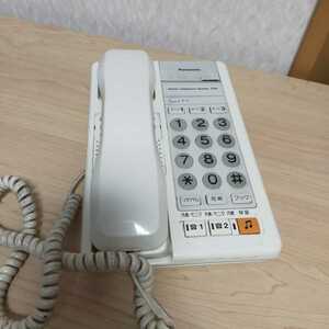  telephone machine vessel VJ-611L Panasonic 208L shape button telephone equipment present condition goods operation not yet verification therefore junk treatment 