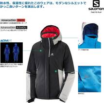 新品送料無料　SALOMON STORMSEASON JACKET　Sサイズ　 サロモンスキーウエア レディース ジャケット_画像2