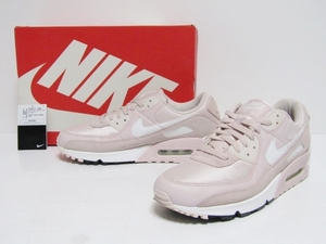 1円スタート 20年製 NIKE WMNS AIR MAX 90 BARELY ROSE WHITE BLACK CZ6221-600 28.5cm ナイキ エアマックス 90 ローズ ピンク レア 新作