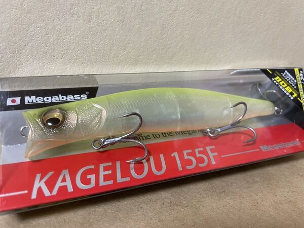 メガバス カゲロウ 155f スケルトンチャート SKELETON CHART Megabass kagelou155f