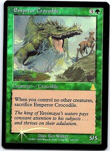 FOIL/皇帝クロコダイル/Emperor Crocodile/ウルザズ・デスティニー/英語版/MTG１枚 [FC]