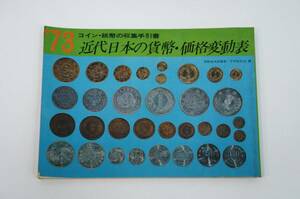 '73 coin note. collection hand . paper modern times japanese money * price change table . writing company 
