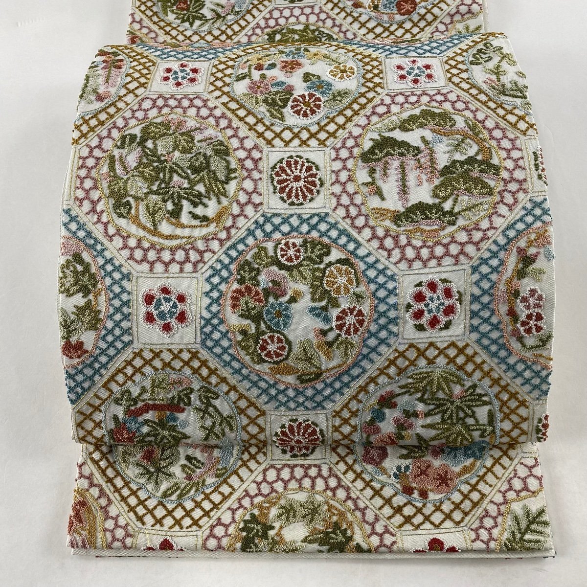 最終SALE!!】◇逸品!豪華総刺繍 袋帯 相良刺繍 金糸◇美品 202my44