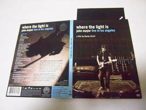 レア送料無料洋楽DVD WHERE THE LIGHT IS-LIVE john mayer ウェアザライトイズライブ ジョンメイヤー ストップ・ディス・トレイン など