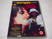 レア 送料無料 洋楽DVD Alice Cooper The Nightmare Returns Tour (1986) アリスクーパー ザナイトメアリターンズツアー _画像4