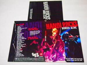 レア送料無料洋楽DVD HANOI ROCKS Buried Alive Import ハノイロック ベリットアライブ 151分 ０９年製 Tragedy Motorvatin' Street Poetry