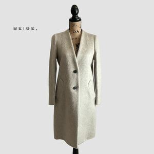 BEIGE, ベイジ コート ノーカラーコート