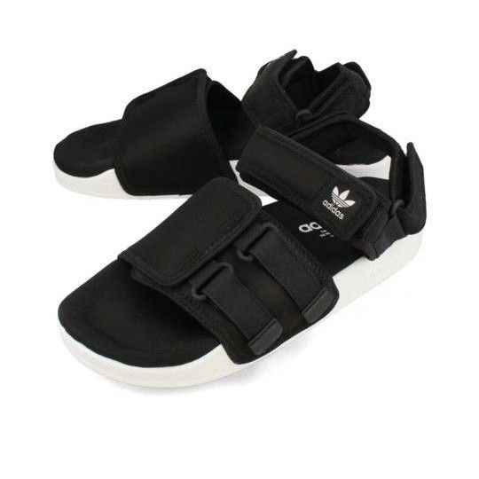 茄子紺 adidas × RAF SIMONS アディレッタ シャワーサンダル - サンダル