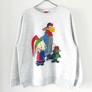 ■激レア サブキャラ■90s USA製 LOONEY TUNES スウェット L相当 ルーニーテューンズ ワーナー Tシャツ ビンテージ