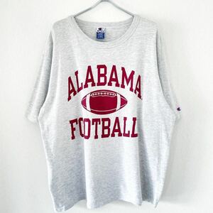 ■激レア■90s CHAMPION ALBAMA FOOTBALL カレッジ Tシャツ L XL チャンピオン アルバマ アメフト 80s USA製 ビンテージ