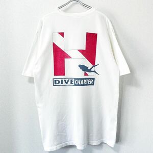 ■激レア■90s USA製 TOMMY HILFIGER Tシャツ L XL トミーヒルフィガー ビッグロゴ セーリング 80s ビンテージ