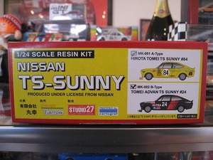 希少スタジオ27特注 1/24日産TSサニー東名アドバンTS SUNNY #24