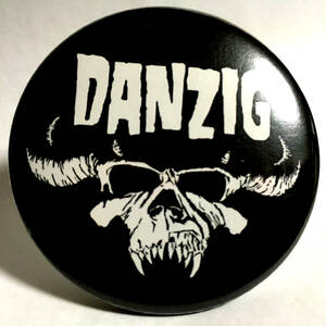 デカ 缶バッジ 5.7cm　DANZIG ダンジグ SAMHAIN Misfits ミスフィッツ NY PUNK パンク Power Pop CRAMPS