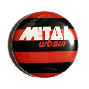 25mm 缶バッジ METAL URBAIN メタルアーベイン Post Punk Power Pop New Wave