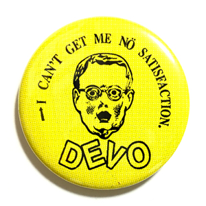 デカ缶バッジ 58mm DEVO ディーヴォ テクノポップ Proto Power Pop Glam Garage Punk パワーポップ グラムロック ガレージパンク