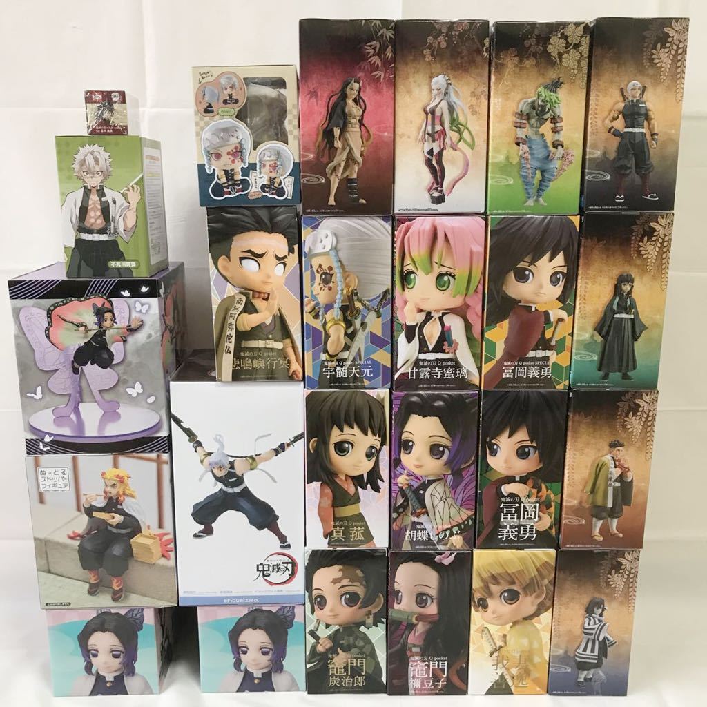 極細繊維クロス 鬼滅の刃 フィギュア FIGURIZMα 絆ノ装 qposket 鬼ノ装