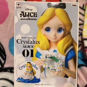 未開封 送料510円〜 Disney Characters Crystalux 不思議の国のアリス ディズニー Alice アリス キャラクターズ フィギュア　FIGURE