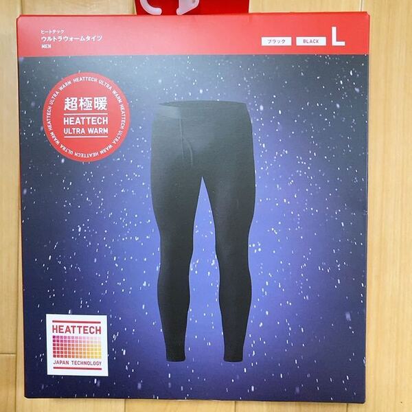 新品/箱なし発送で送料無料【UNIQLO/ユニクロ★ヒートテック ウルトラウォームタイツ/超極暖★ブラック(黒)/Lサイズ】2021年モデル