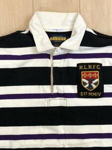 RUGBY RALPH LAUREN VINTAGE SLIM FIT M ラガーシャツ 送料込！92 93 1992 pwing bear polo sport golf snowbeach cookie stadium rrl