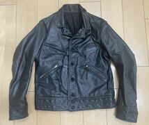 NEIBORHOOD ネイバーフッド 15ss RUMBLE/CL-JKT レザージャケット M USED_画像1