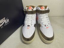 NIKE AIR FORCE 1 MID QS エア フォース 1 ミッド ALE BROWN エールブラウン US12 国内正規 未使用 DH5623-100_画像2