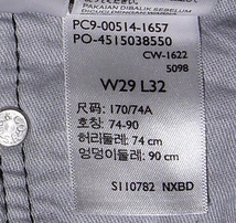 ☆Levi's リーバイス 514(TM) ストレートフィット ストレッチ ブラック メンズジーンズ W29 実寸W81センチ 股下77センチ_画像6