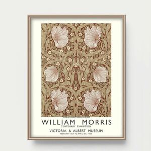 William Morris ウィリアムモリス ビンテージポスター 展示会ポスター 美術館ポスター アートポスター モダンアート 芸術 インテリア