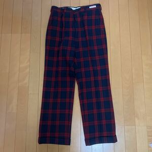 PENDLETON ペンデルトン　チェックパンツ　スラックス　アメリカ製　赤　紺