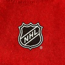 リーボック ワシントンキャピタルズ Reebok NHL Washington Capitals プリント 長袖Tシャツ M ロンT USA古着 メンズ レッド 90s ビンテージ_画像4