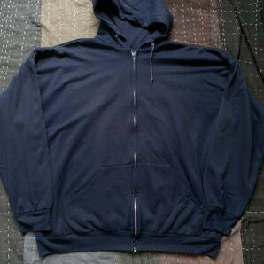 ビッグサイズ 70s 80s south west 裏サーマル ダブルフェイス フルジップ パーカー vintage ビンテージ スウェット navy 紺の画像2