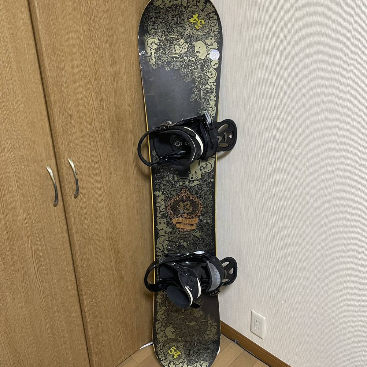 0290 良品 BURTON バートン スノーボードセット メンズ 155 M