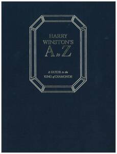 I.23A7 * HARRY WINSTON'S A to Z Harry * Winston. все маленький брошюра USED*