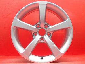 単品 純正 ホイール 1本 アウディ A3 8V 純正17inch ★ 7.5J-17 PCD112 5穴 +43 ハブ57 ★ 8V0601025S ja17